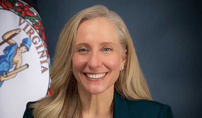 Retrato de la gobernadora Spanberger